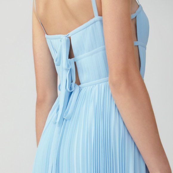 Fame and Partners Pleated Side Cutout Dress - prom/eventSize 10- NEVER WORN - Picture 3 of 10